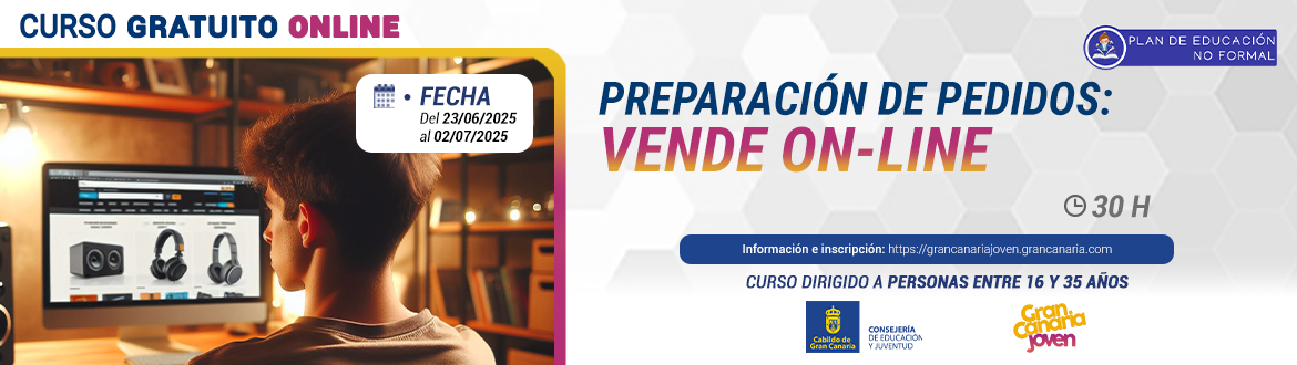 Plan de educación no formal: Crea y gestiona tu tienda online: preparación de pedidos, venta on-line